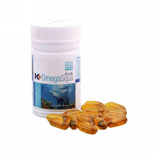 K-link Omegasqua Omega Squa Klink Minyak Ikan Hiu- 30 softgel