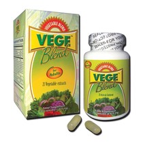 Vege Blend Ekstrak Sayuran Untuk Dewasa 30 Kapsul Vegeblend Nutrisi Praktis Bergizi Tinggi Dengan 21 Macam Ekstrak Sayur Alami Multivitamin Mineral