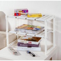 Rak portable serbaguna 2 susun plastik+Stainless Steel