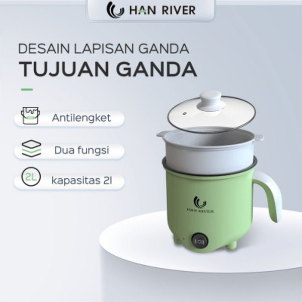 PANCI LISTRIK 1.8L multi fungsi panci listrik serbaguna 18cm