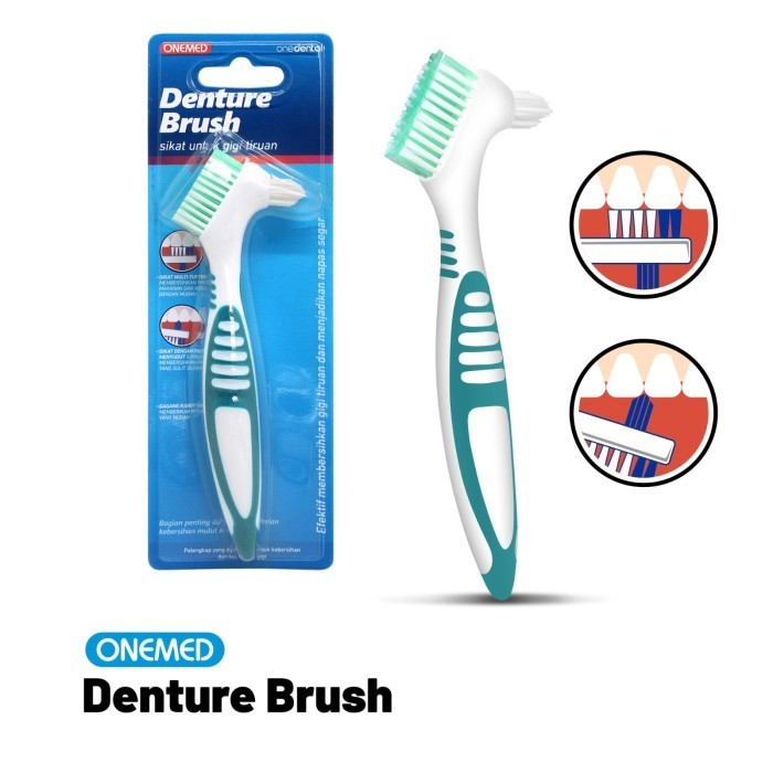 Sikat gigi palsu Denture Brush dental brush denture cleaner brush