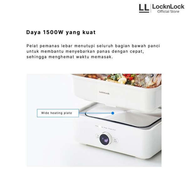 LocknLock Multi Cooker 4L Alat Masak Multifungsi Dengan Desain Praktis
