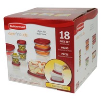 Rubbermaid Containers 18pcs , Food Storage, Easy Find Lids