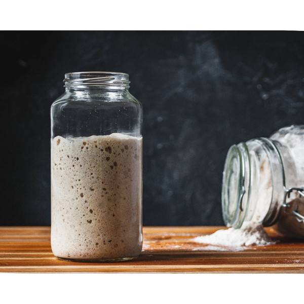 Sourdough Basah 200gr 100gr Starter Basah Sourdough Whole Wheat