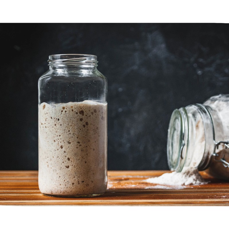 Sourdough Basah 200gr 100gr Starter Basah Sourdough Whole Wheat