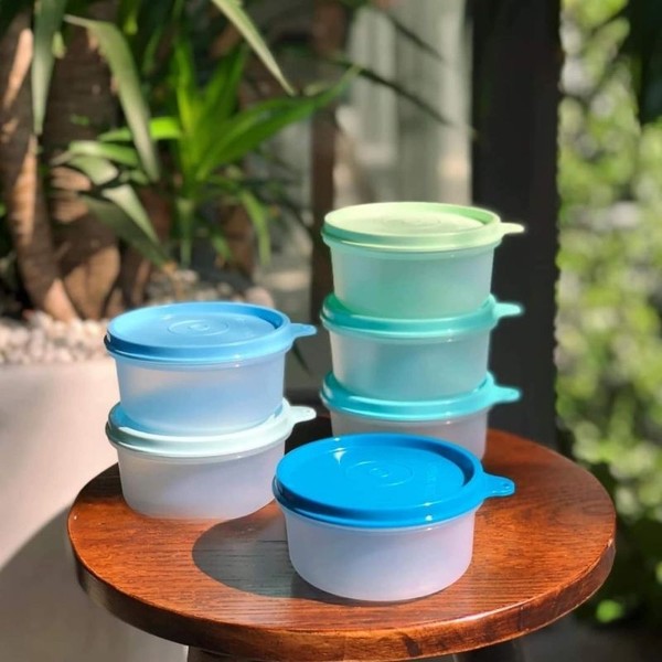 Tupperware Small Savers Bowl Tupperware - Wadah Makanan Kecil dengan Tutup untuk Mpasi Penyimpanan Makanan