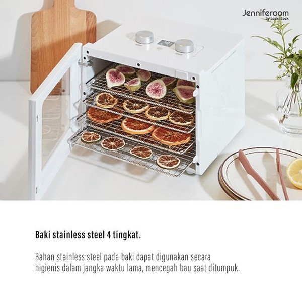 Food Dryer Jenniferoom by LocknLock Pengering makanan dehidrator Mesin Food Dehydrator