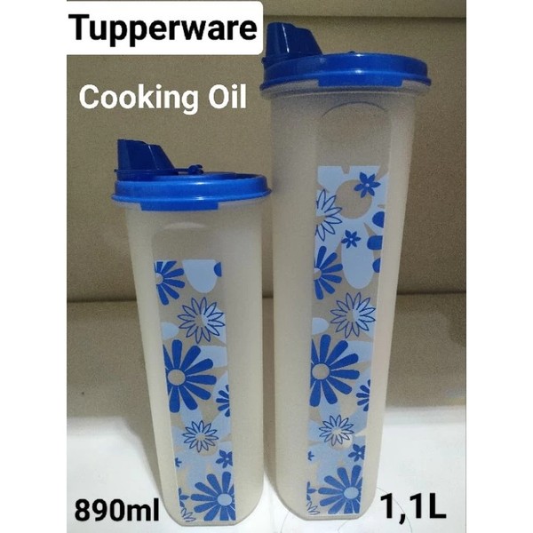 Tupperware Ezy Pour Cooking Oil 1L Jadul Dengan Seal Ketat Anti tumpah Tempat Wadah Minyak