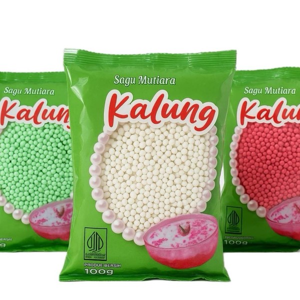 Sagu Mutiara Cap Kalung 100 Gr - Higienis, Berkualitas, Pilihan Varian