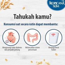 Tropicana Slim Minuman Almond Cokelat 190ml - Bebas Gula, Rendah Lemak, Sumber Serat