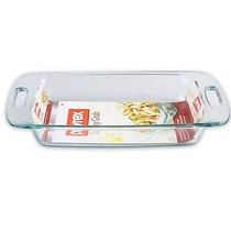 Pyrex Loyang Kaca 2.8 Ltr Easy Grab dengan Pegangan Mudah untuk Memasak dan Menghangatkan Makanan