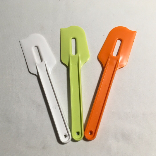 Tupperware Vintage Orange Paddle Scraper Spatula Spreader