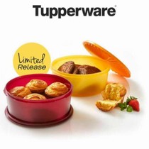 Tupperware Deco Canister 2L Stackable Toples dengan Tutup Kedap Udara