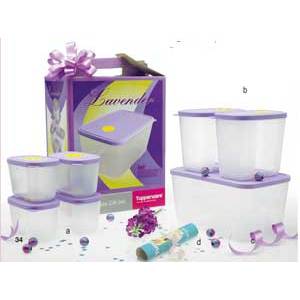 Tupperware Freezermate with Dial Lavender collection wadah untuk Freezer