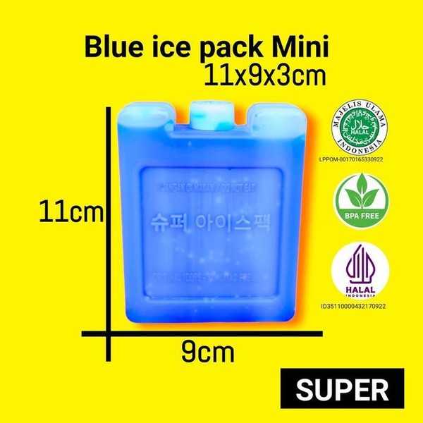 Ice Pack Kecil Blue Ice Pack Mini Reusable Pengganti Dry Ice