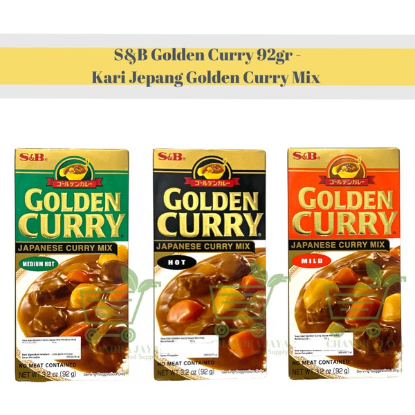 S&B Golden Curry - 92gr Kari Jepang Kare