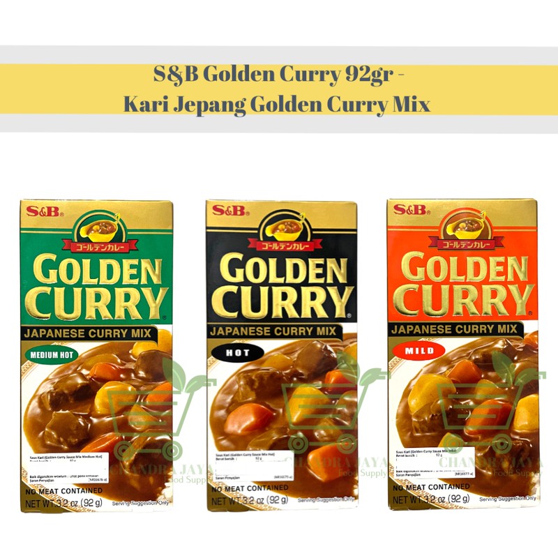 S&B Golden Curry - 92gr Kari Jepang Kare