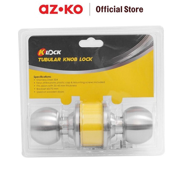 K-Lock Handle Pintu Bulat Stainless Steel TUBULAR KNOB SET