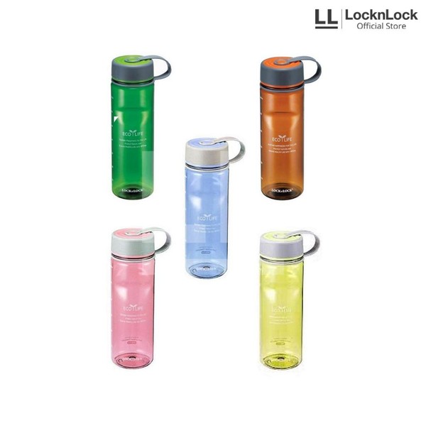 LocknLock Botol Minum Tritan Two Tone 650ml dengan Desain Warna-warni dan Tutup yang Nyaman