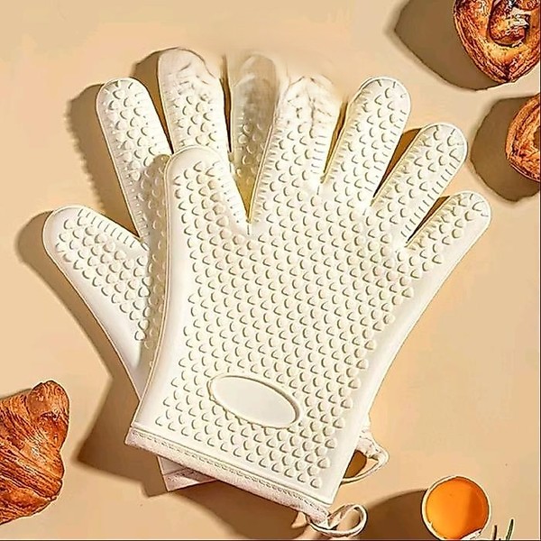 Sarung Tangan Silikon Sarung Tangan Oven Masak Oven Tebal Tahan Panas Oven Hand Gloves Baking Microwave