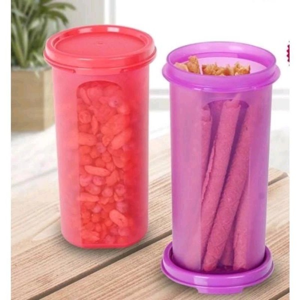 Tupperware MM Round Modular Mates Dengan Tutup Kedap 890ML 650ML 440ML 200ML