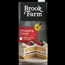 brookfarm whipping cream 1L
