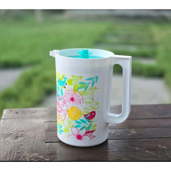 Tupperware Pitcher 2L Teko Air Ilumina Pitcher Flower