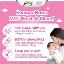 Mitu Baby Wipes Tisu Basah Bayi Fresh N Clean Pink Buy 1 Get 1 Free 50s Tissu