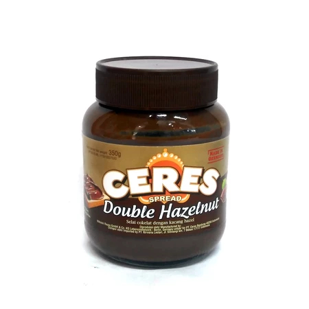 ceres double hazelnut Ceres Selai Cokelat 350g - Rasa Double Hazelnut, Choco Hazelnut, Hazelnut & Milk