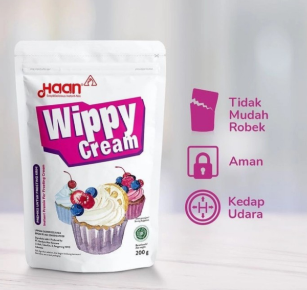 haan whippy cream Haan wippy whipping cream bubuk haan whipped cream